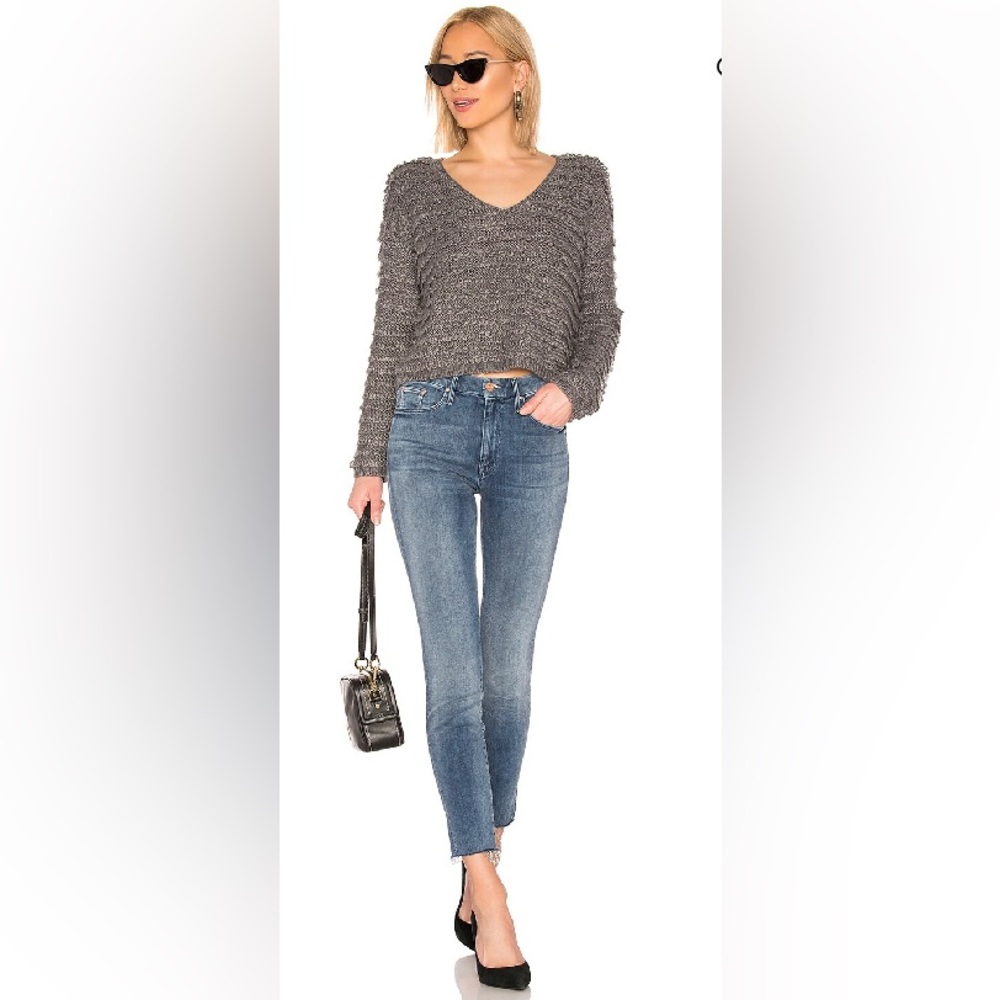 MOTHER - High‎ Waisted Looker Ankle Fray in Everything We Keep - Size 26